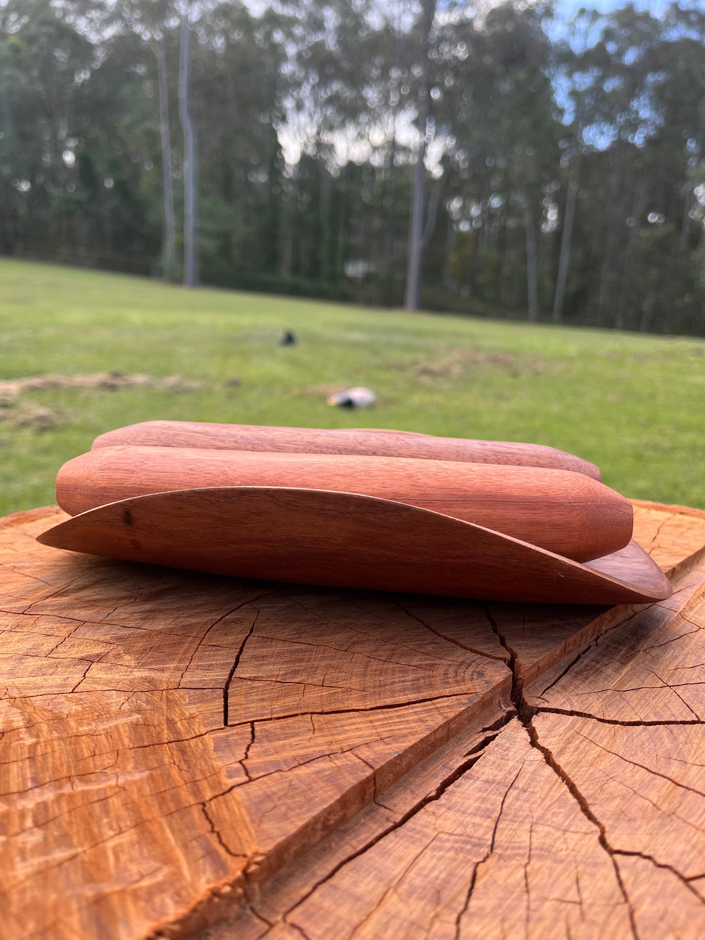 Baby Coolamon and Clapstick Set